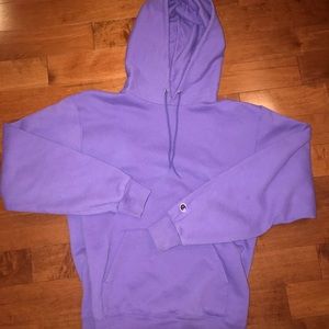 Champion-Medium purple hoodie